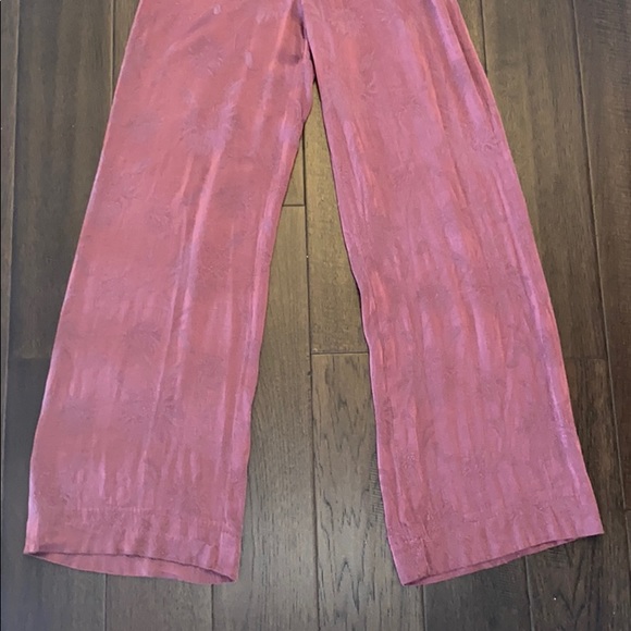 Zara Dusk Rose Jacquared Trousers Size XS💗 - Picture 6 of 8